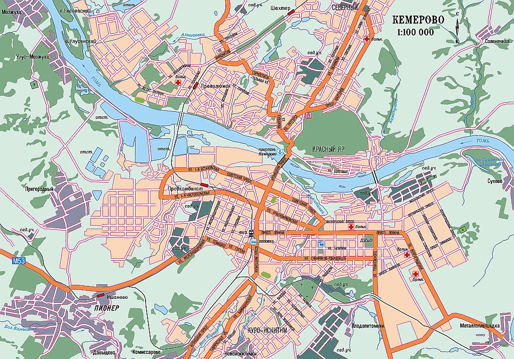 Карта Полную Москвы