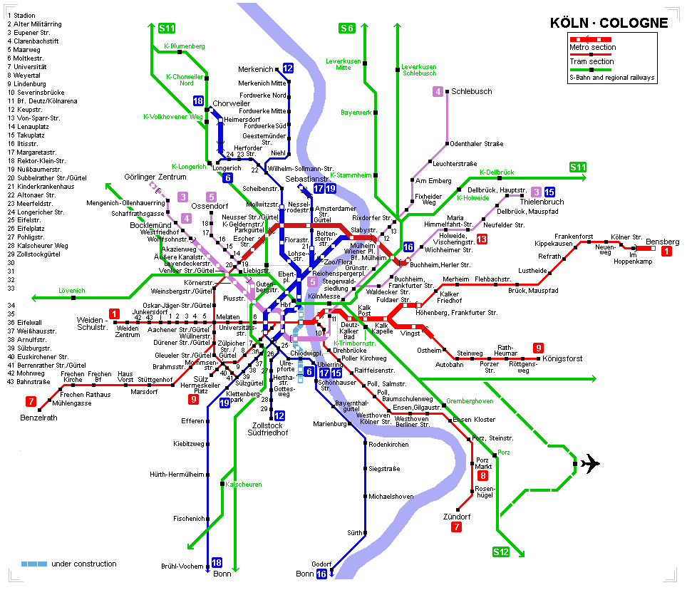 схема метро берлина